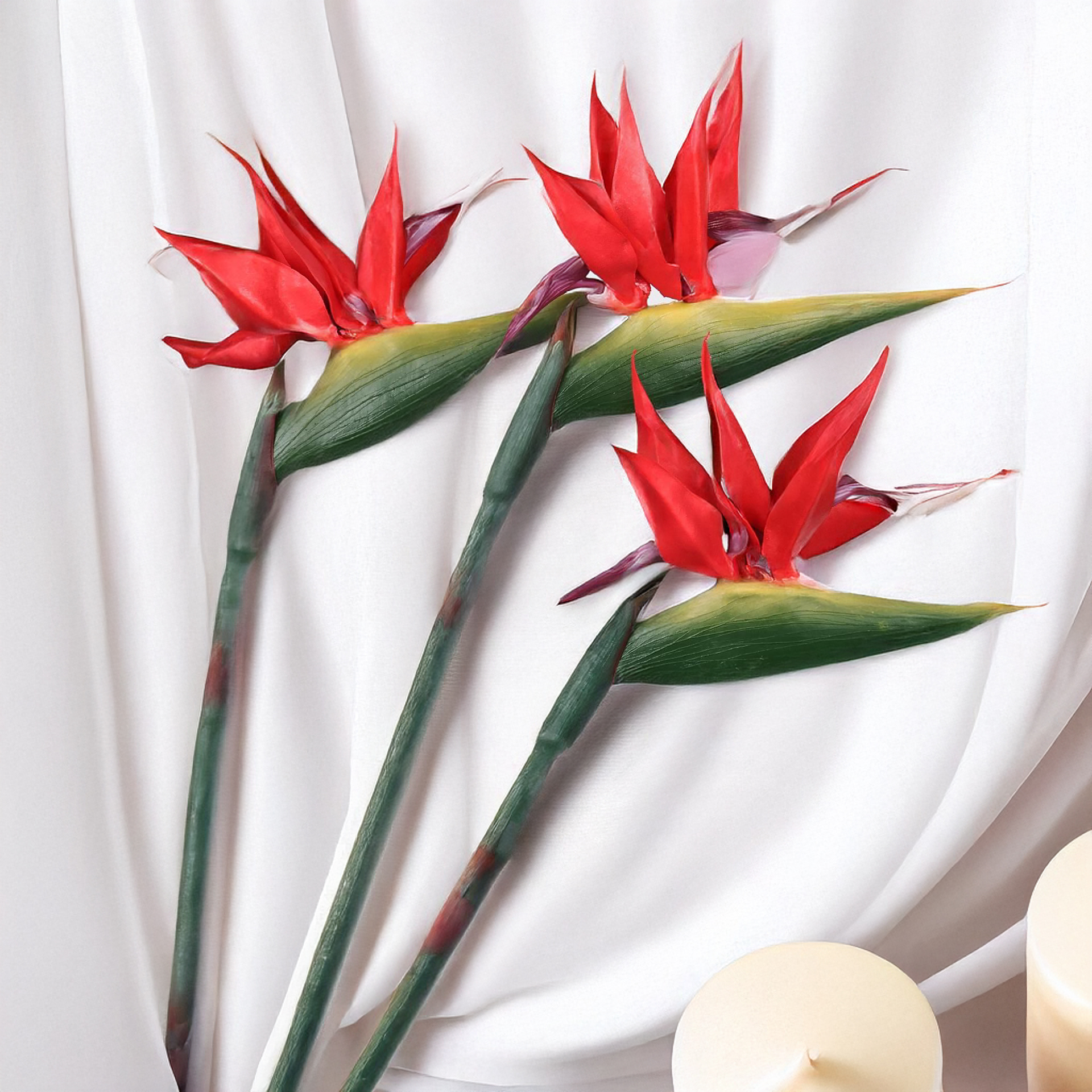 Florist Supp - 33 Inch Artificial Bird Of Paradise