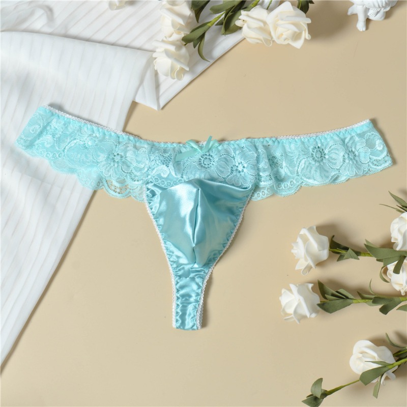 Men's Satin Frilly Lace Trim S - Ribbon Wired Satin のレビューと価格