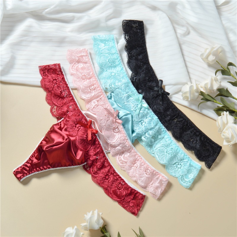 Men's Satin Frilly Lace Trim S - Ribbon Wired Satin のレビューと価格