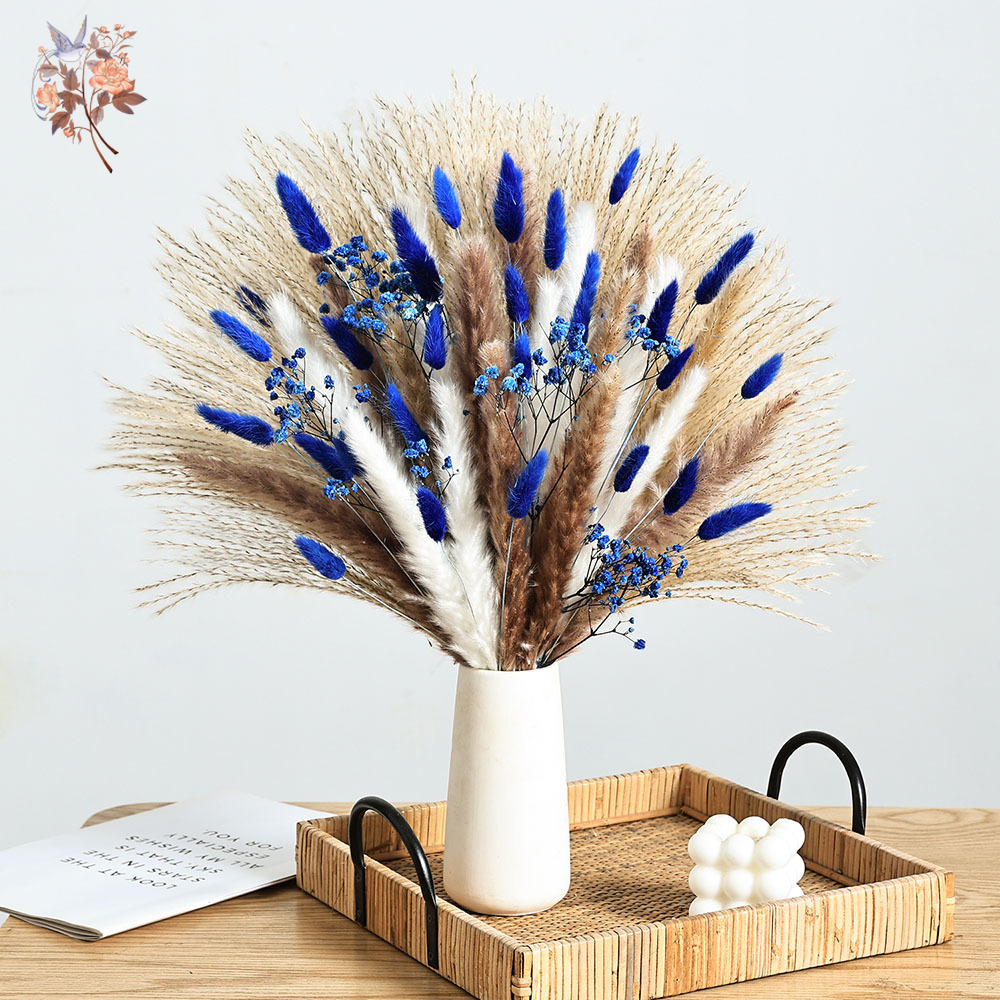 70 Stem Blue Fluffly Rabbit Ta - Florist Supp のレビューと価格
