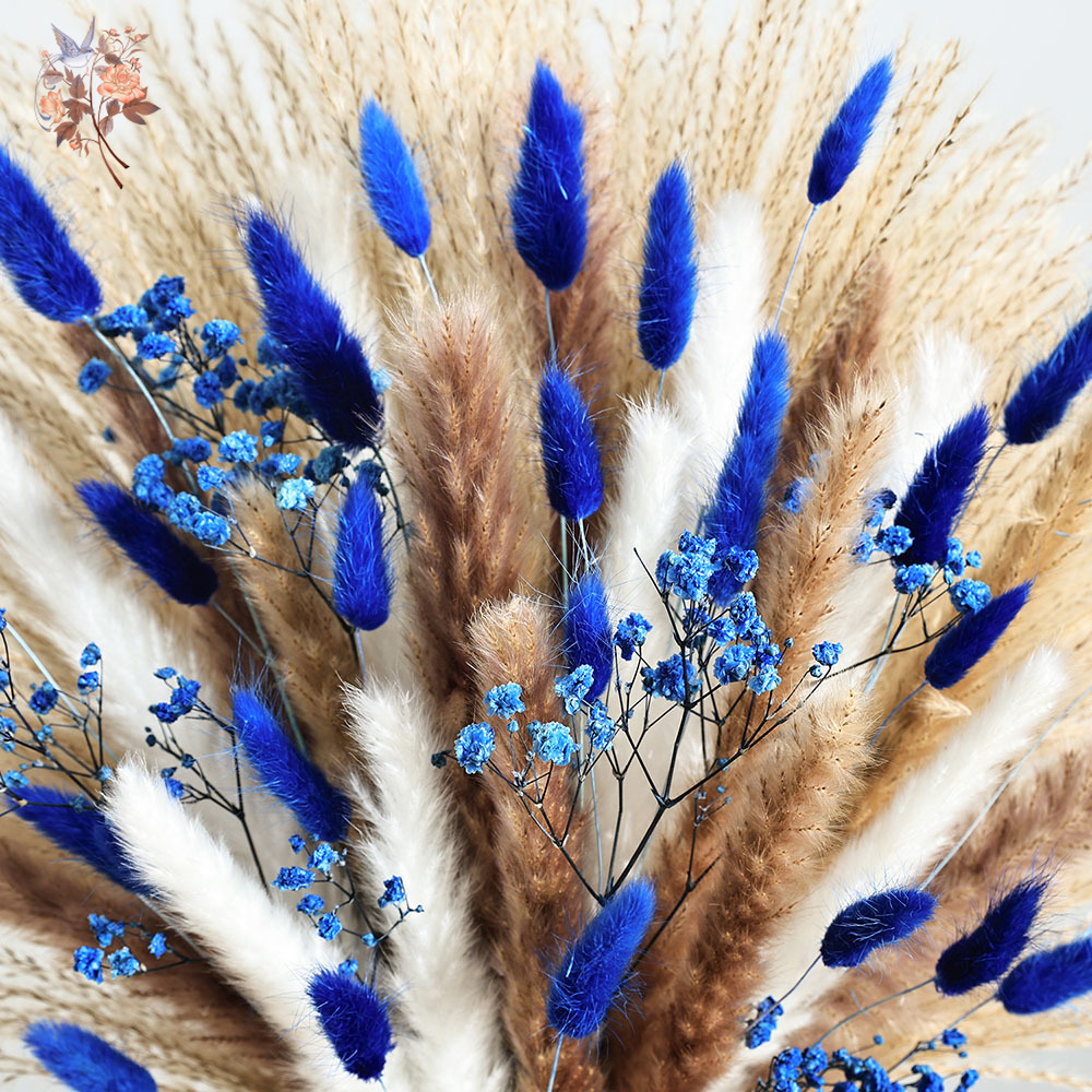 70 Stem Blue Fluffly Rabbit Ta - Florist Supp のレビューと価格