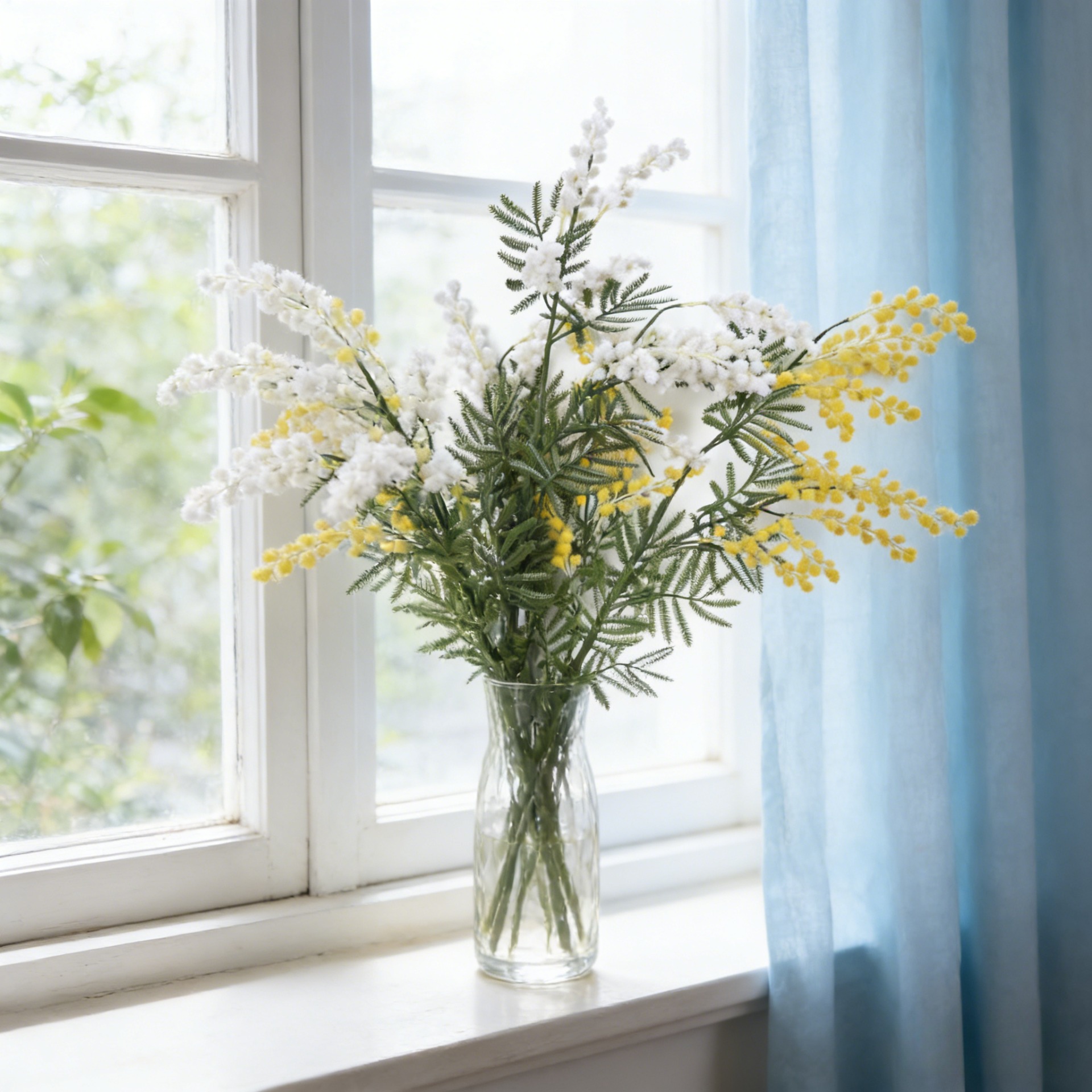 33.5 Inch Artificial Mimosa Br - Florist Supp のレビューと価格