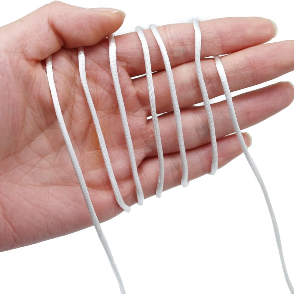 0.8/1.5mm Nylon Satin Cord Chi - Ribbon Wired Satin のレビューと価格