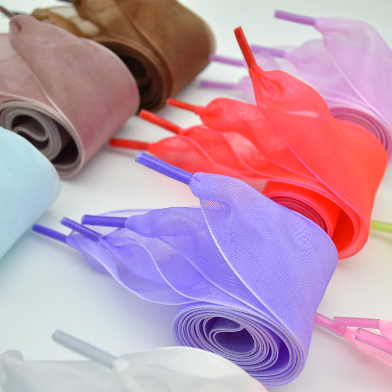 1 Pair 4cm Widen Organza Shoe  - Ribbon Wired Satin のレビューと価格