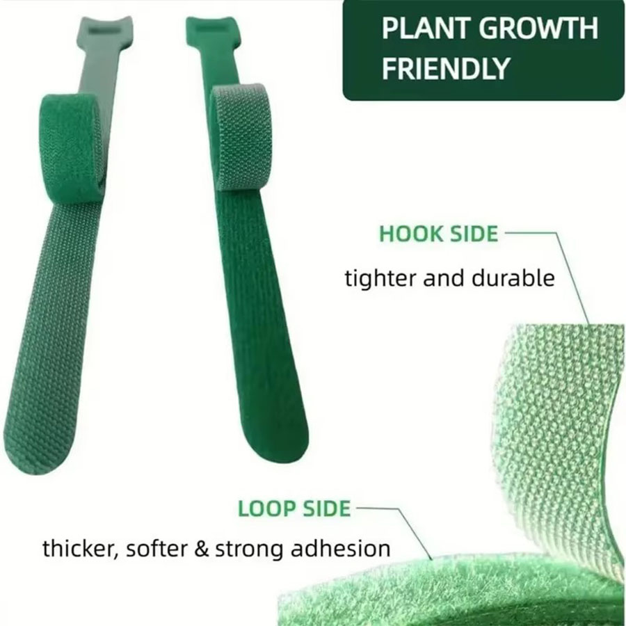 Reusable Green Plant Ties Nylo - Florist Supp のレビューと価格
