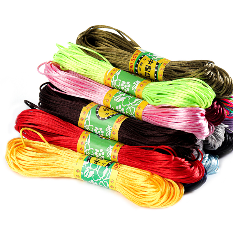 20m/lot Chinese Knotted Silk T - Ribbon Wired Satin のレビューと価格