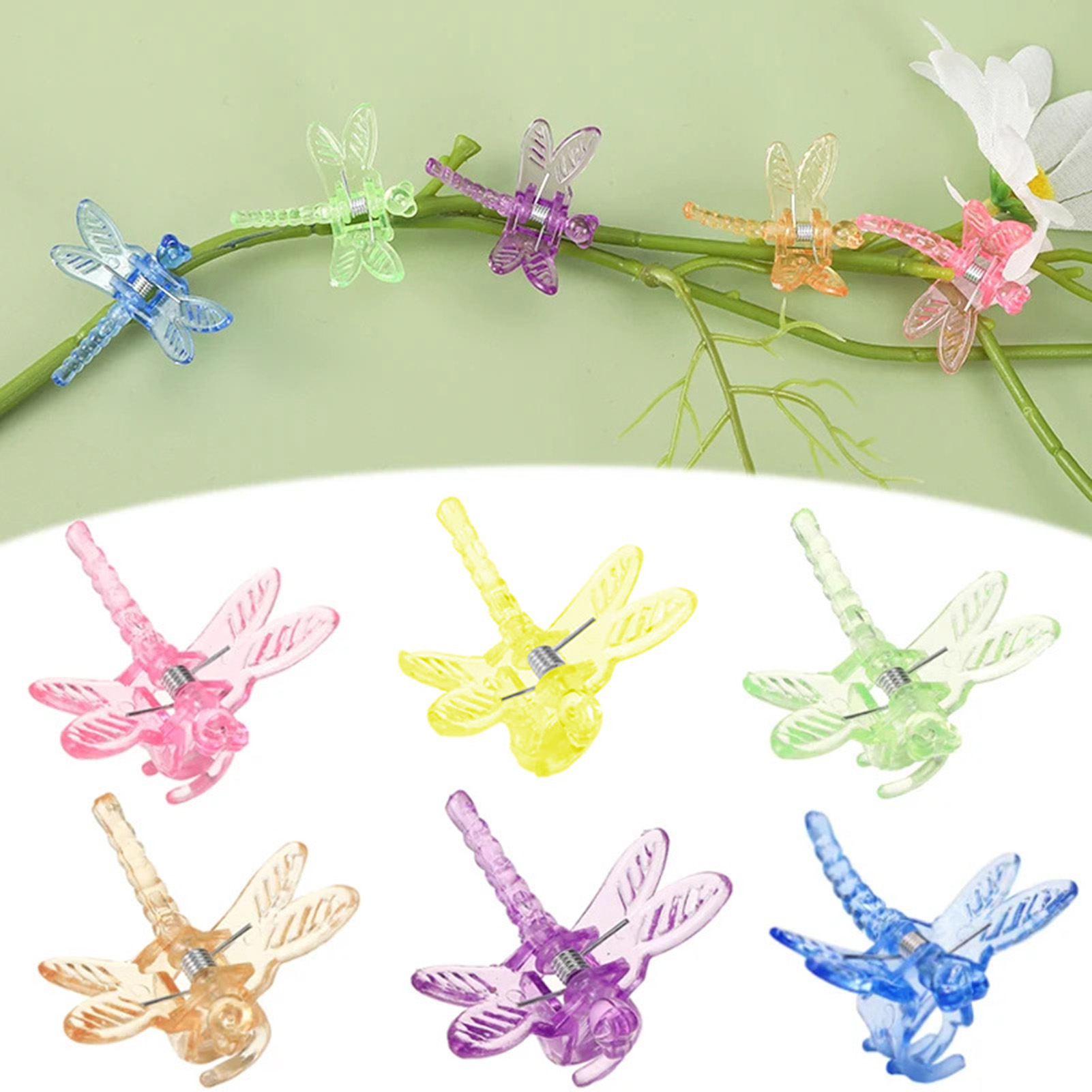 100pcs Plant Orchid Clips Tran - Florist Supp のレビューと価格